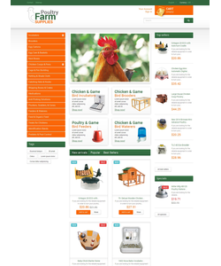 PrestaShop e-shop šablona na téma Zemědělství č. 49463