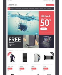 PrestaShop e-shop šablona na téma Elektronika č. 50735