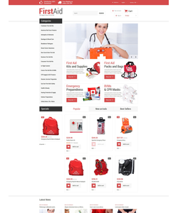 PrestaShop e-shop šablona na téma Lékařské č. 52057