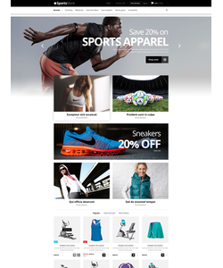 PrestaShop e-shop šablona na téma Sport č. 52907