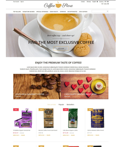 PrestaShop e-shop šablona na téma Café a restaurace č. 53165