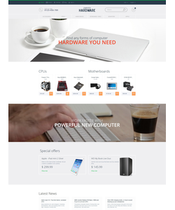 PrestaShop e-shop šablona na téma Počítače č. 57930