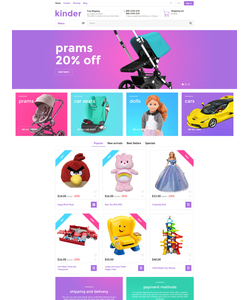 PrestaShop e-shop šablona na téma Zábava č. 58384