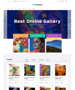 PrestaShop e-shop šablona na téma Umění a fotografie č. 62011