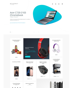 PrestaShop e-shop šablona na téma Elektronika č. 62337