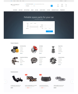 PrestaShop e-shop šablona na téma Auta č. 62342