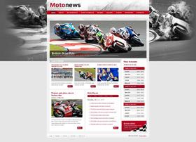 Moto CMS HTML šablona na téma Sport č. 47195