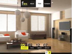 Flash CMS šablona na téma Interiér a nábytek č. 31345