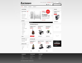 PrestaShop e-shop šablona na téma Elektronika č. 43288