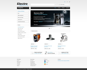 PrestaShop e-shop šablona na téma Elektronika č. 44833