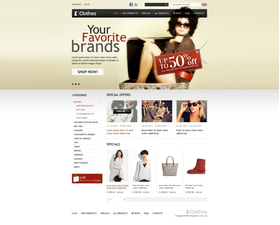 Zen Cart e-shop šablona na téma Móda č. 38770