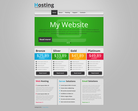 Moto CMS HTML šablona na téma Hosting č. 47970