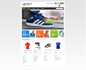 PrestaShop e-shop šablona na téma Sport č. 41142