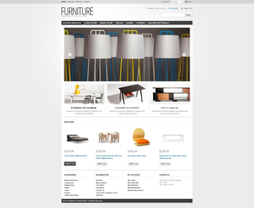 PrestaShop e-shop šablona na téma Interiér a nábytek č. 43479