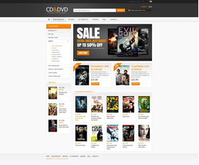 Zen Cart e-shop šablona na téma Zábava č. 42141