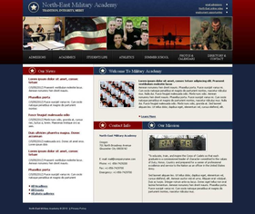 Moto CMS HTML šablona na téma Vojenské č. 43523