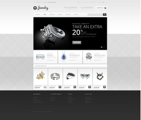 OpenCart e-shop šablona na téma Šperky č. 44137