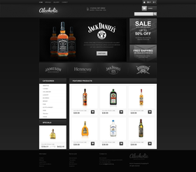 PrestaShop e-shop šablona na téma Jídlo a pití č. 45482