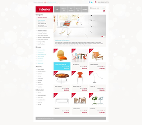 OpenCart e-shop šablona na téma Interiér a nábytek č. 41886