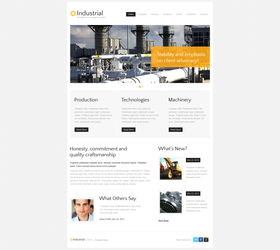 Moto CMS HTML šablona na téma Průmysl č. 47736