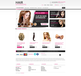 PrestaShop e-shop šablona na téma Krása č. 45167