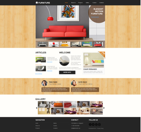 Moto CMS HTML šablona na téma Interiér a nábytek č. 48064