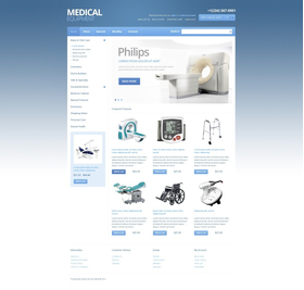 OpenCart e-shop šablona na téma Lékařské č. 40286
