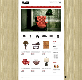 VirtueMart e-shop šablona na téma Interiér a nábytek č. 43622