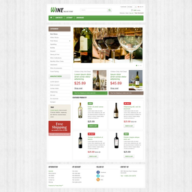 PrestaShop e-shop šablona na téma Jídlo a pití č. 43193