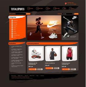 VirtueMart e-shop šablona na téma Sport č. 43891