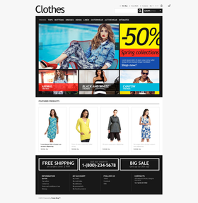 PrestaShop e-shop šablona na téma Móda č. 47632