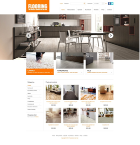 Zen Cart e-shop šablona na téma Interiér a nábytek č. 43110