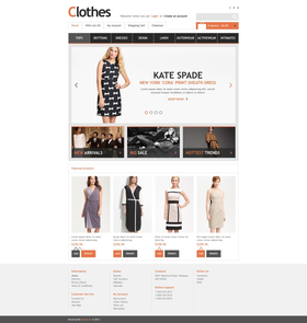 OpenCart e-shop šablona na téma Móda č. 43579