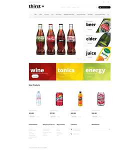 Magento e-shop šablona na téma Jídlo a pití č. 49293