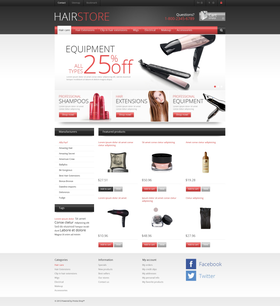 PrestaShop e-shop šablona na téma Krása č. 46152