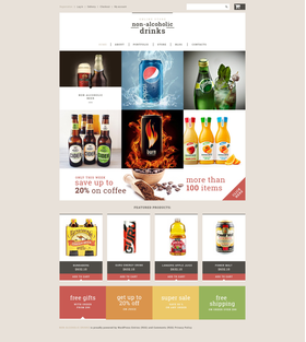 WooCommerce e-shop šablona na téma Café a restaurace č. 50801