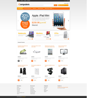 PrestaShop e-shop šablona na téma Počítače č. 46014