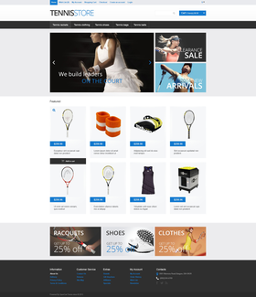 OpenCart e-shop šablona na téma Sport č. 47065