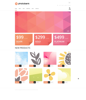 WooCommerce e-shop šablona na téma Umění a fotografie č. 47562