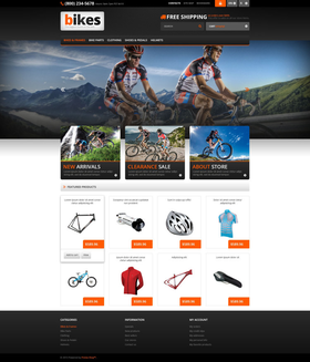 PrestaShop e-shop šablona na téma Sport č. 45584