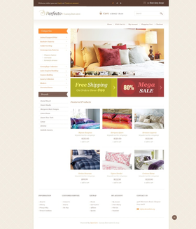 OpenCart e-shop šablona na téma Interiér a nábytek č. 44984
