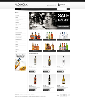 VirtueMart e-shop šablona na téma Jídlo a pití č. 48948