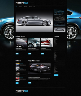 Moto CMS HTML šablona na téma Auta č. 47669