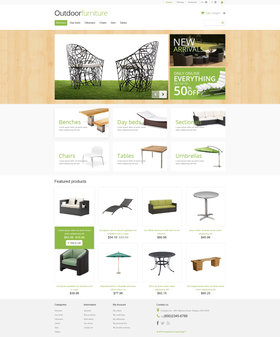 PrestaShop e-shop šablona na téma Interiér a nábytek č. 46150