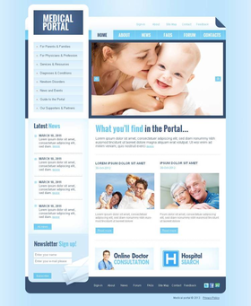 Moto CMS HTML šablona na téma Lekařské č. 44462