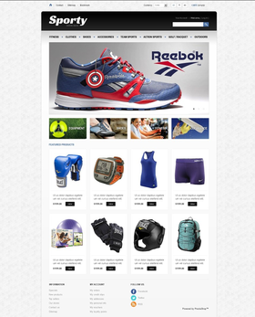 PrestaShop e-shop šablona na téma Sport č. 43471