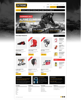 PrestaShop e-shop šablona na téma Sport č. 47977