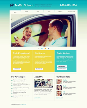 Moto CMS HTML šablona na téma Vzdělávání č. 45111