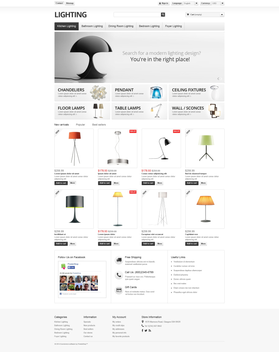 PrestaShop e-shop šablona na téma Interiér a nábytek č. 49395