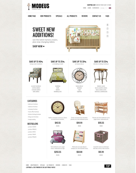 Zen Cart e-shop šablona na téma Interiér a nábytek č. 38769